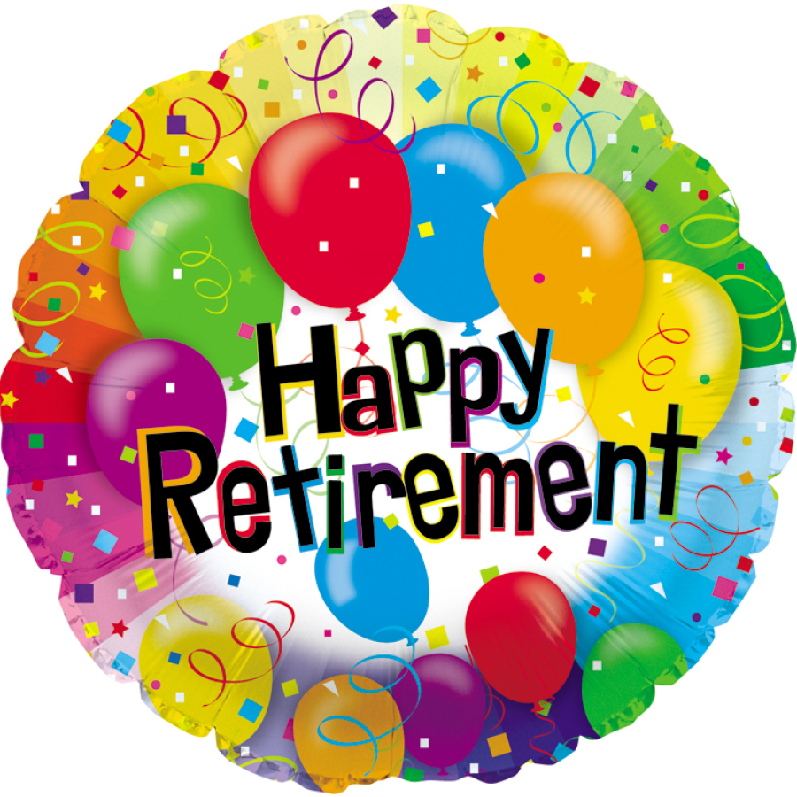 Happy Retirement 18" Pkg