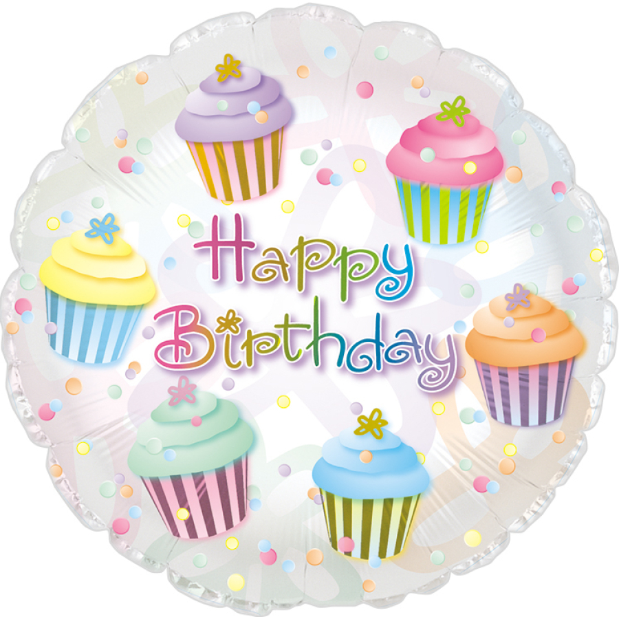 HB Cupcakes 18" Pkg