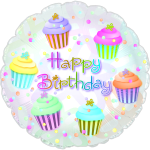 HB Cupcakes 18" Pkg