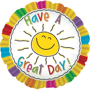 Have a Great Day Smiling Sun 18" Pkg