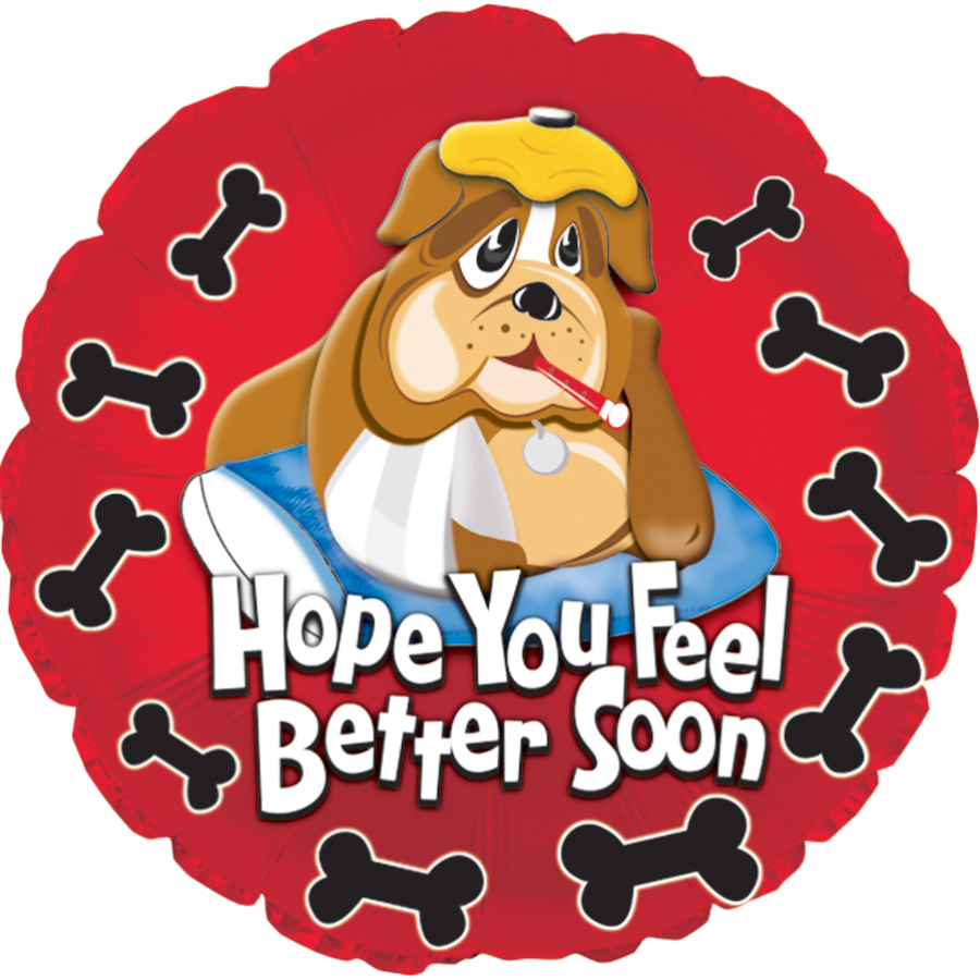 Feel Better Bulldog 18" Pkg
