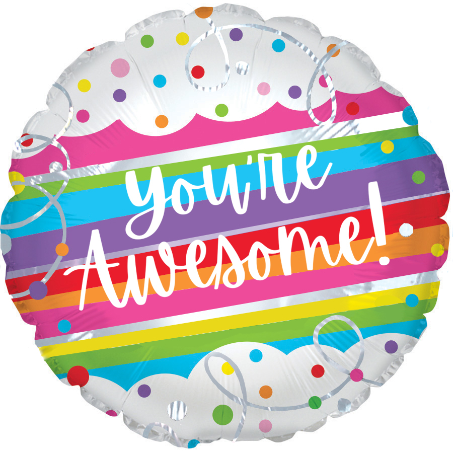 You're Awesome 18" Pkg
