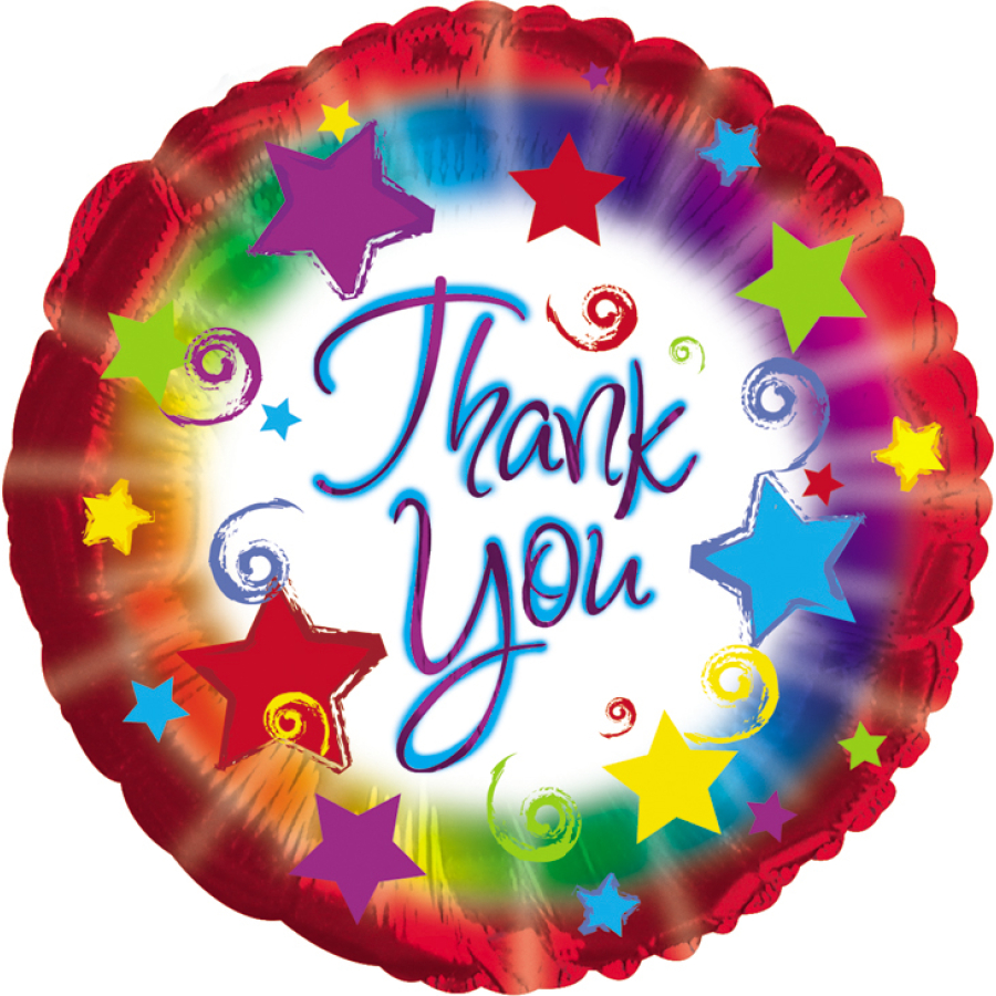 Thank You Burst 18" Pkg