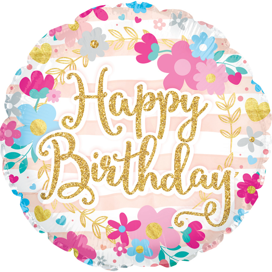 HB Glitter Font 18" Pkg