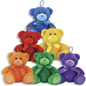 12037 Crayon Bear Balloon Weights