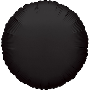 Round Black 18" Flat