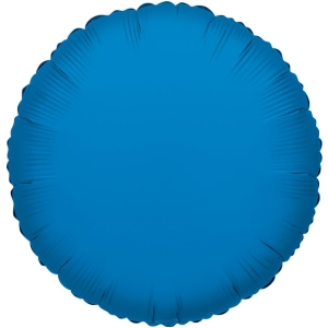 Round Royal Blue 18" Flat