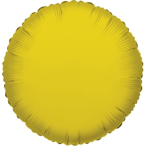 Round Gold 18" Flat