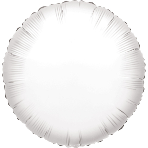 Round White 18" Flat