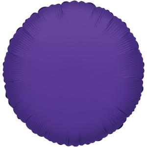 Round Purple 18" Flat