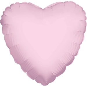 Heart Light Pink 18" Flat