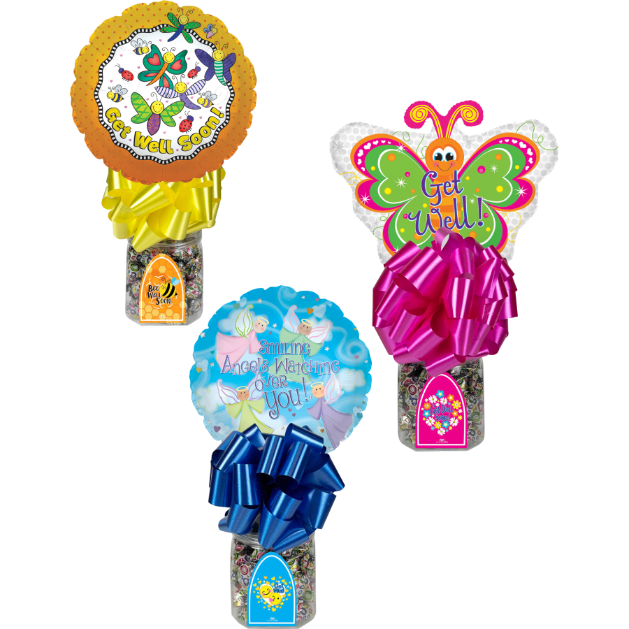 Deluxe Balloon Treats - Get Well