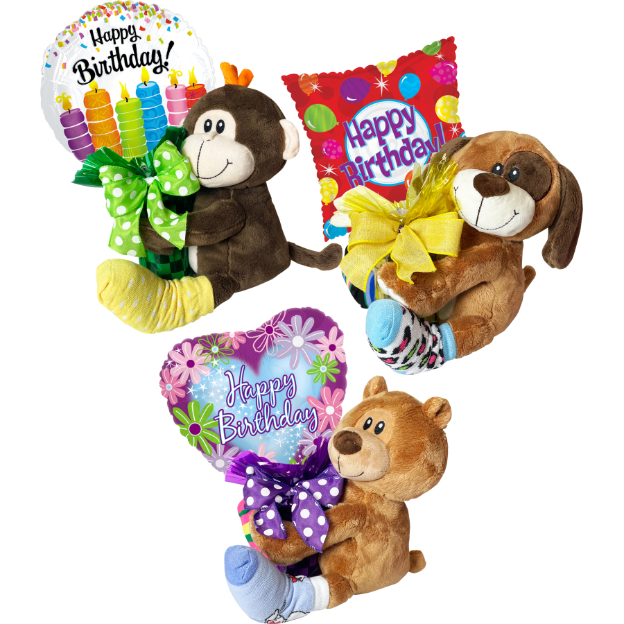 Sock Huggers - Happy Birthday