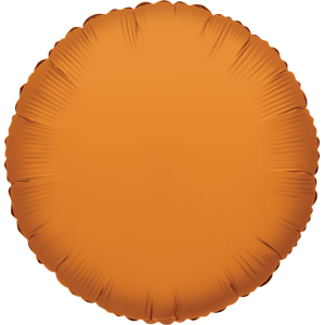 Round Orange 18" Flat