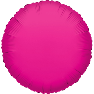 Round Hot Pink 18" Flat