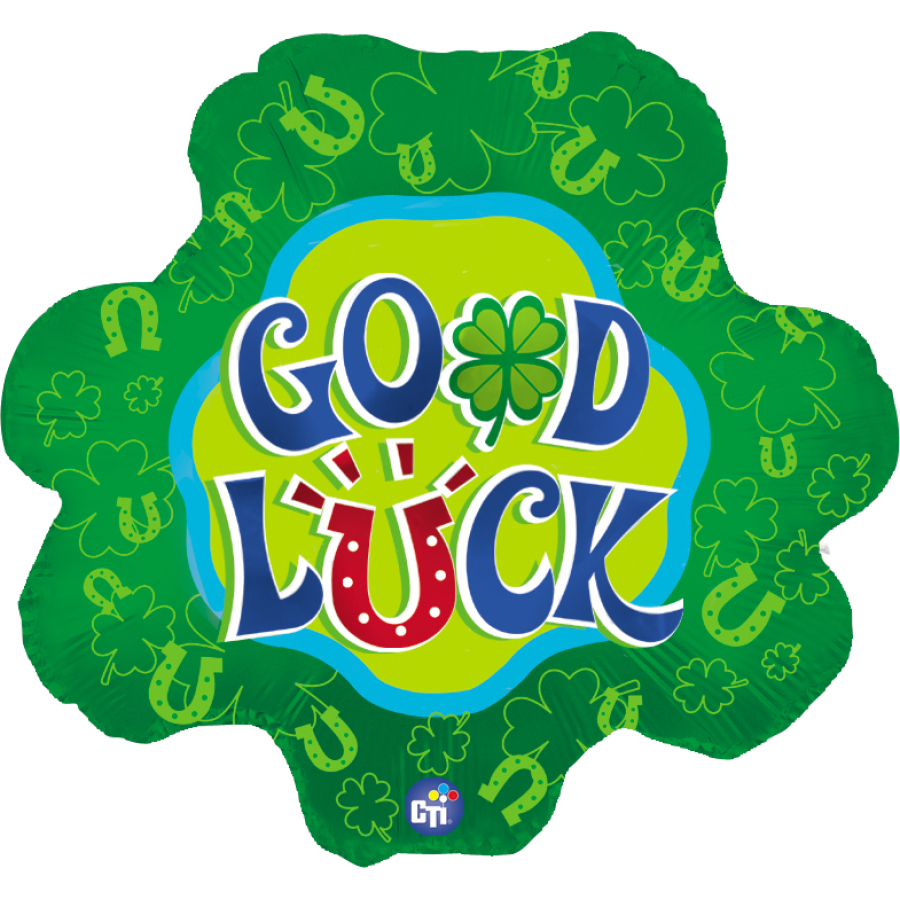 Good Luck Shamrock 18" Shape Pkg