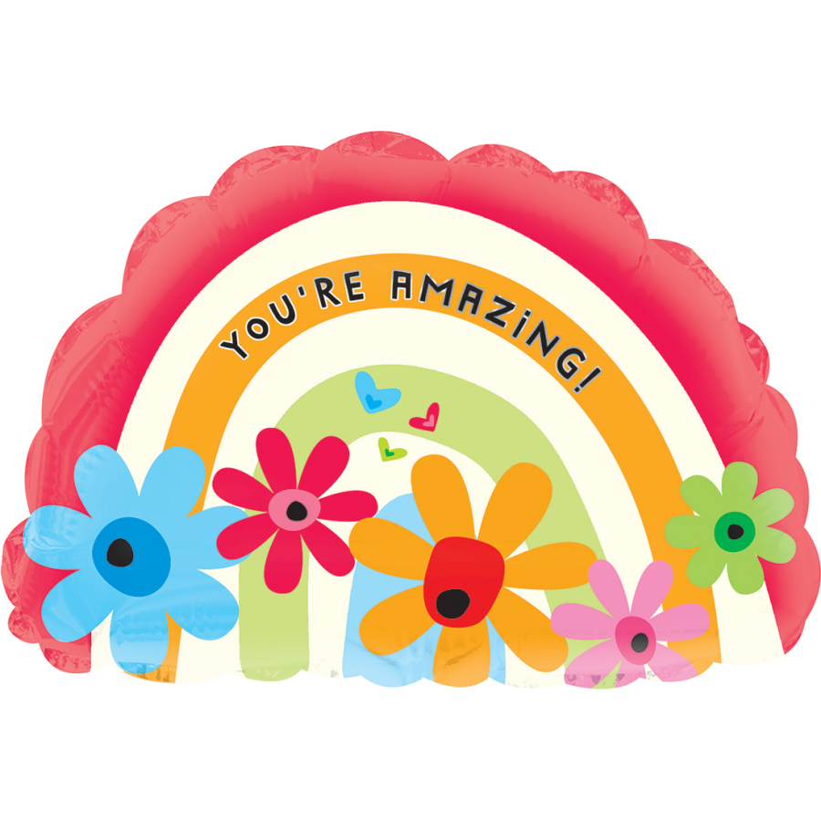 You're Amazing Rainbow 22" Shape Pkg