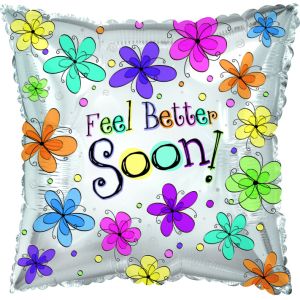 Feel Better Soon Floral 18" Pkg
