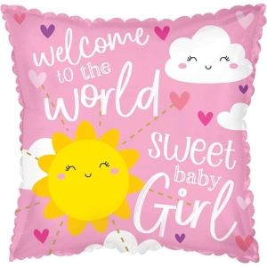 Welcome to the World Girl 18" Pkg