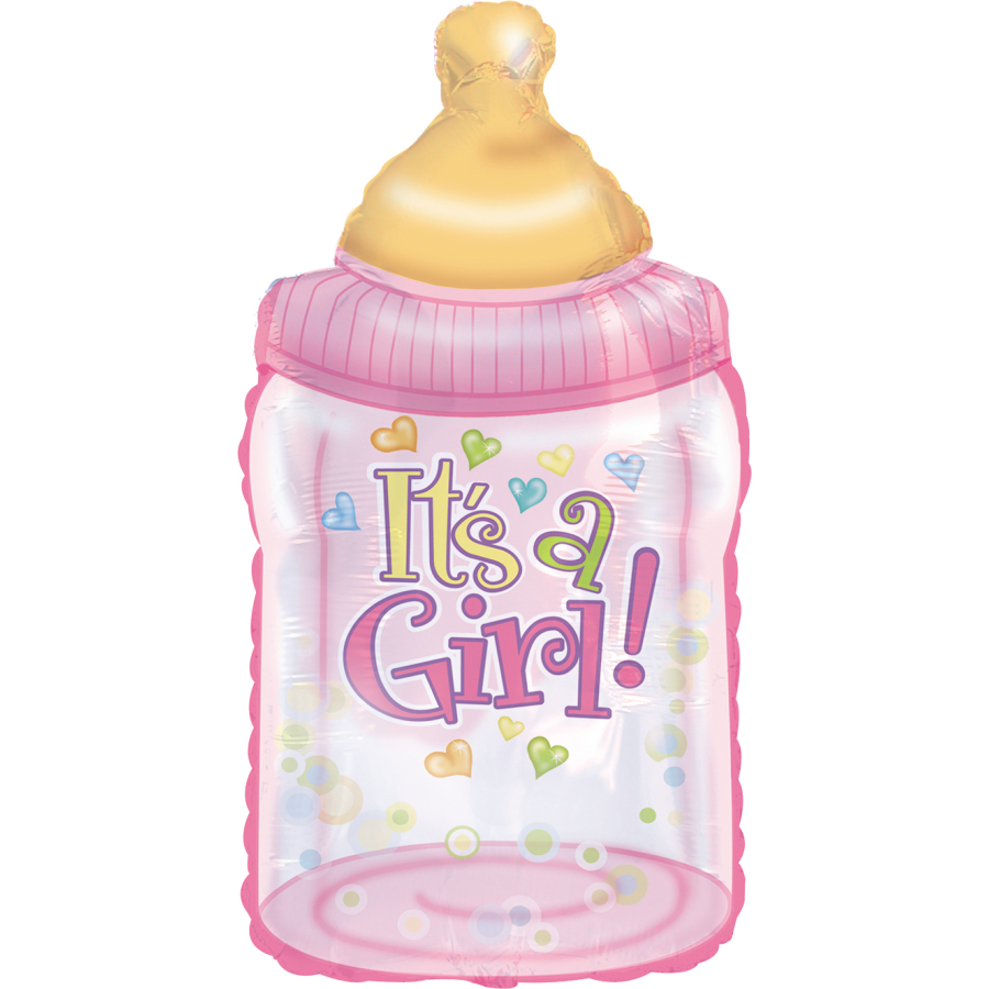 Girl Bottle 34" Shape Pkg