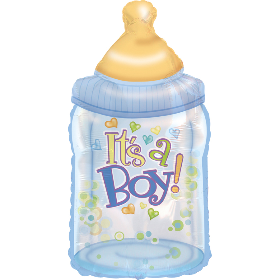 Boy Bottle 34" Shape Pkg