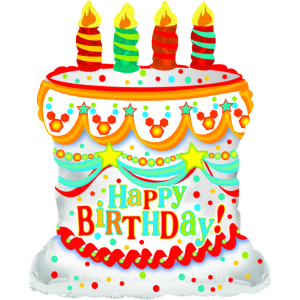 White BD Cake 28" Pkg