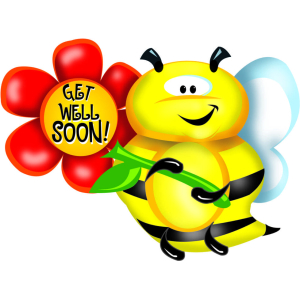 Get Well Bumblebee 32" Shape Pkg