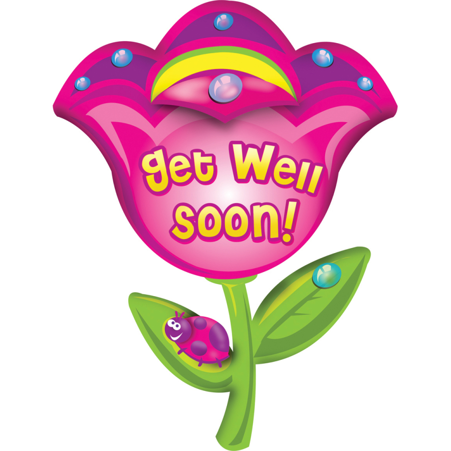 Get Well Soon Tulip 28" Shape Pkg