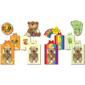 Bear 'n Box - Get Well Asst