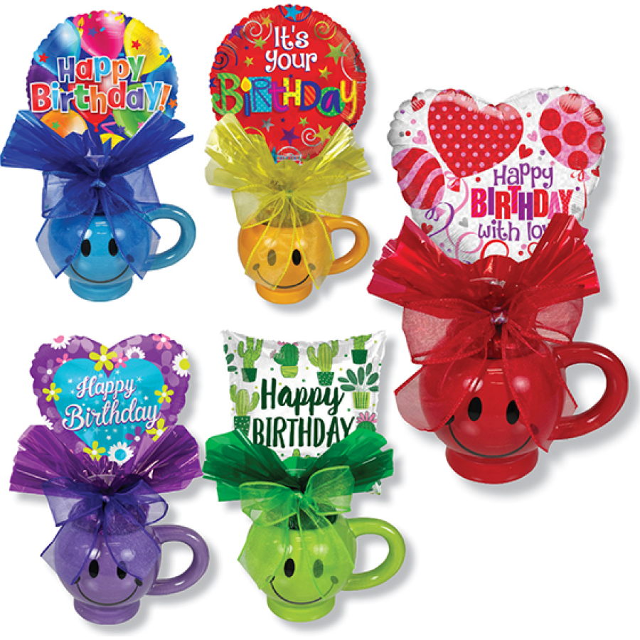 Smiley Mugs - Happy Birthday