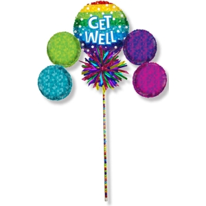 Balloon Wands - Get Well