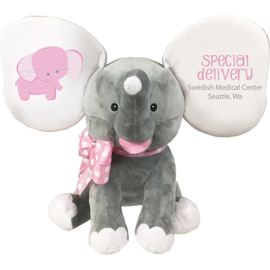 Elephant Custom Embroidered - Special Delivery Girl