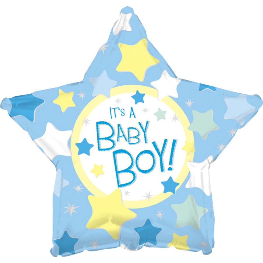 814614 It's a Boy Blue Star