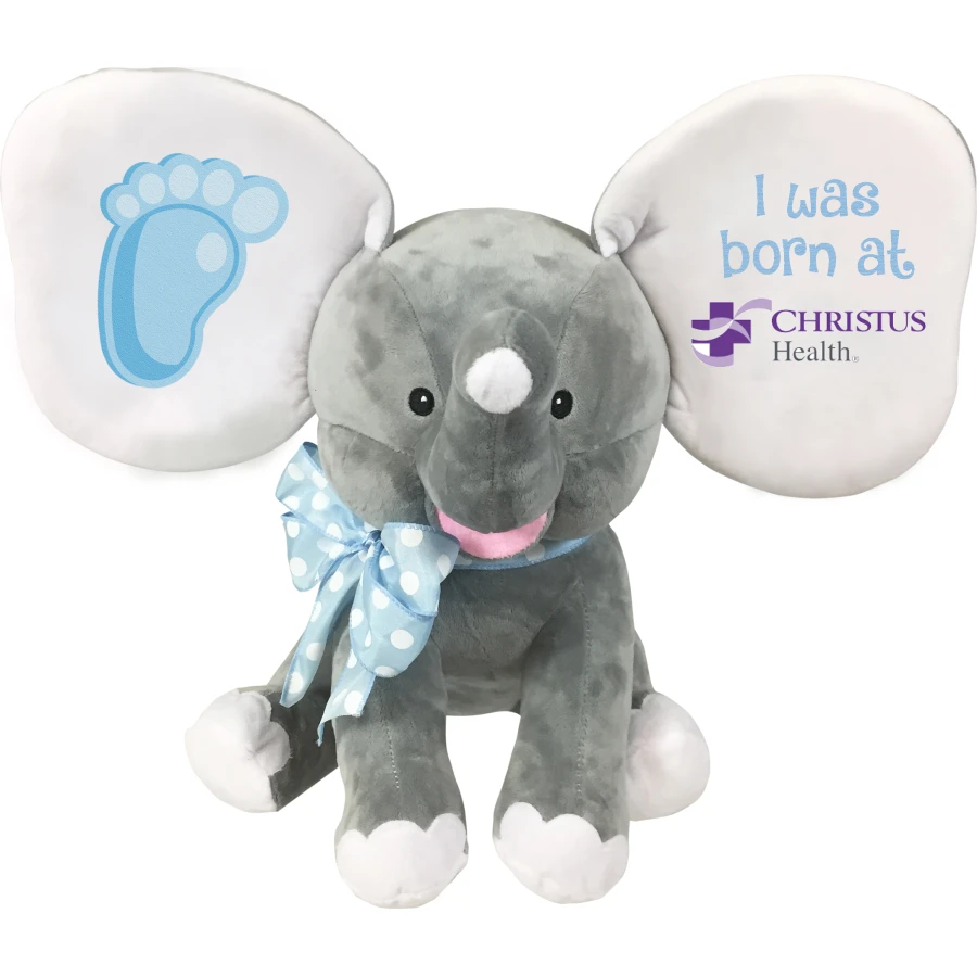 Elephant Custom Embroidered - Footprint Boy