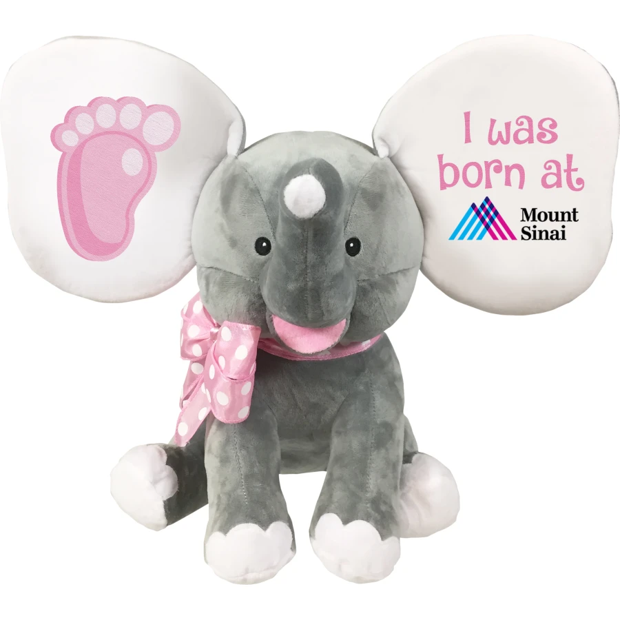 Elephant Custom Embroidered - Footprint Girl