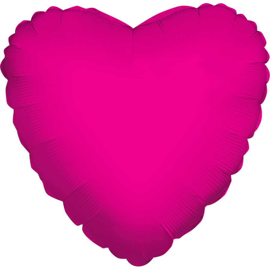Heart Magenta 18" Flat