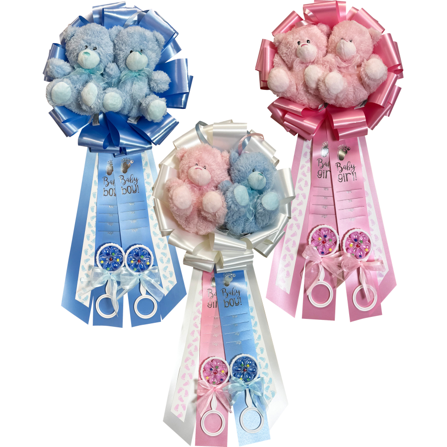 Mix and Match Baby Bows Twin