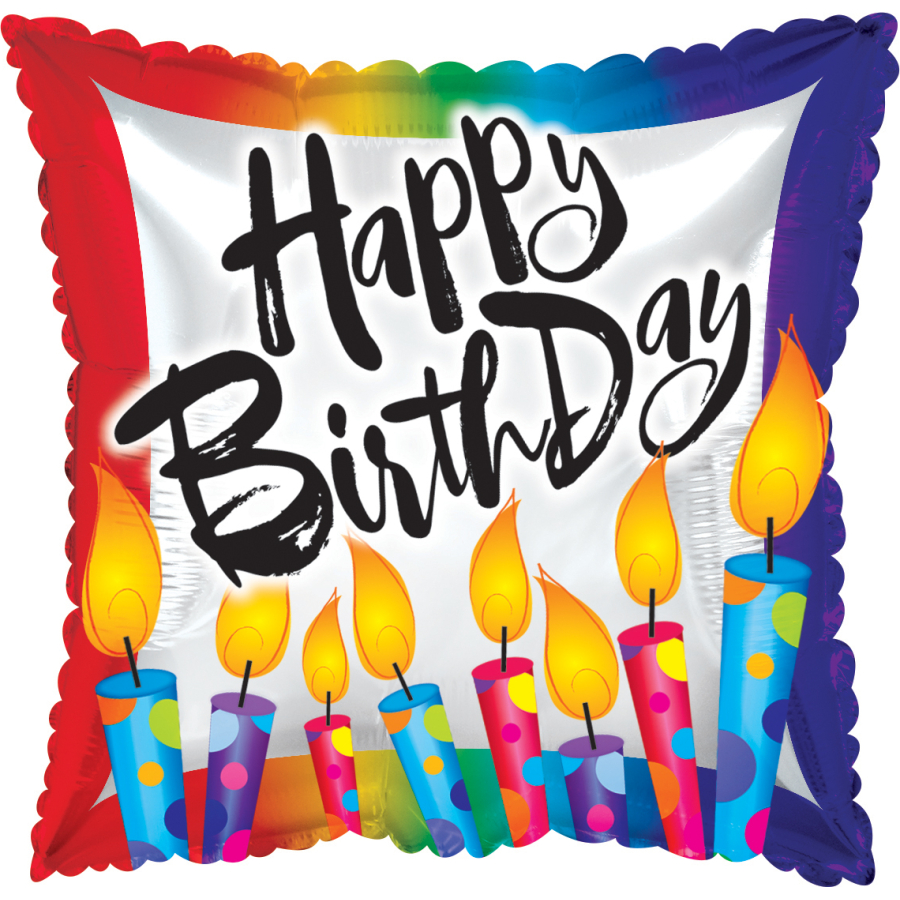 HB Polka Dot Candles 18" Pkg