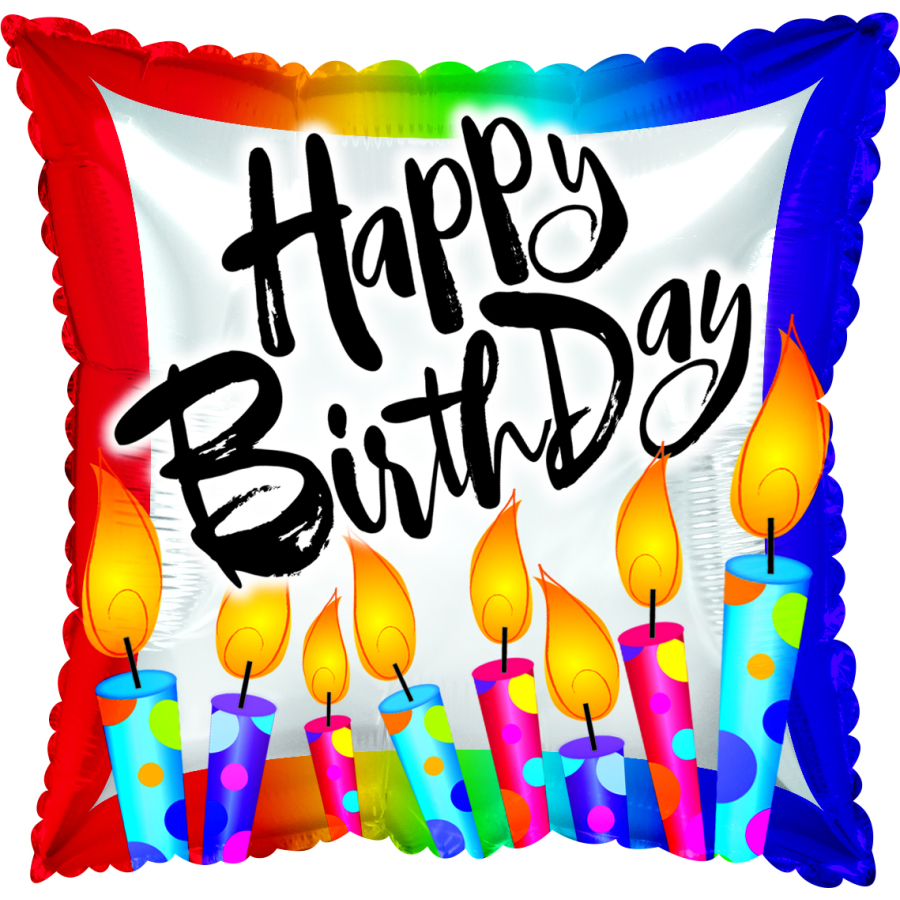 HB Polka Dot Candles 18" Pkg
